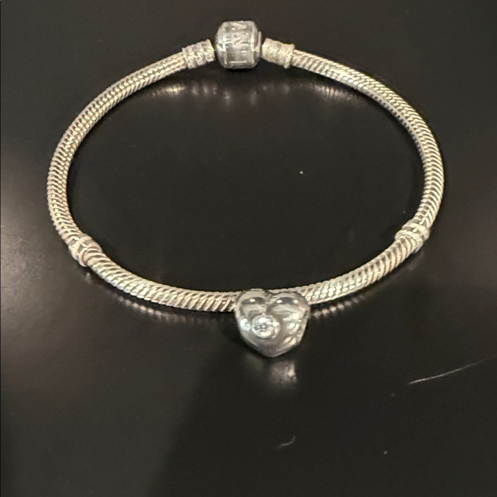 Pandora Silver Heart Charm